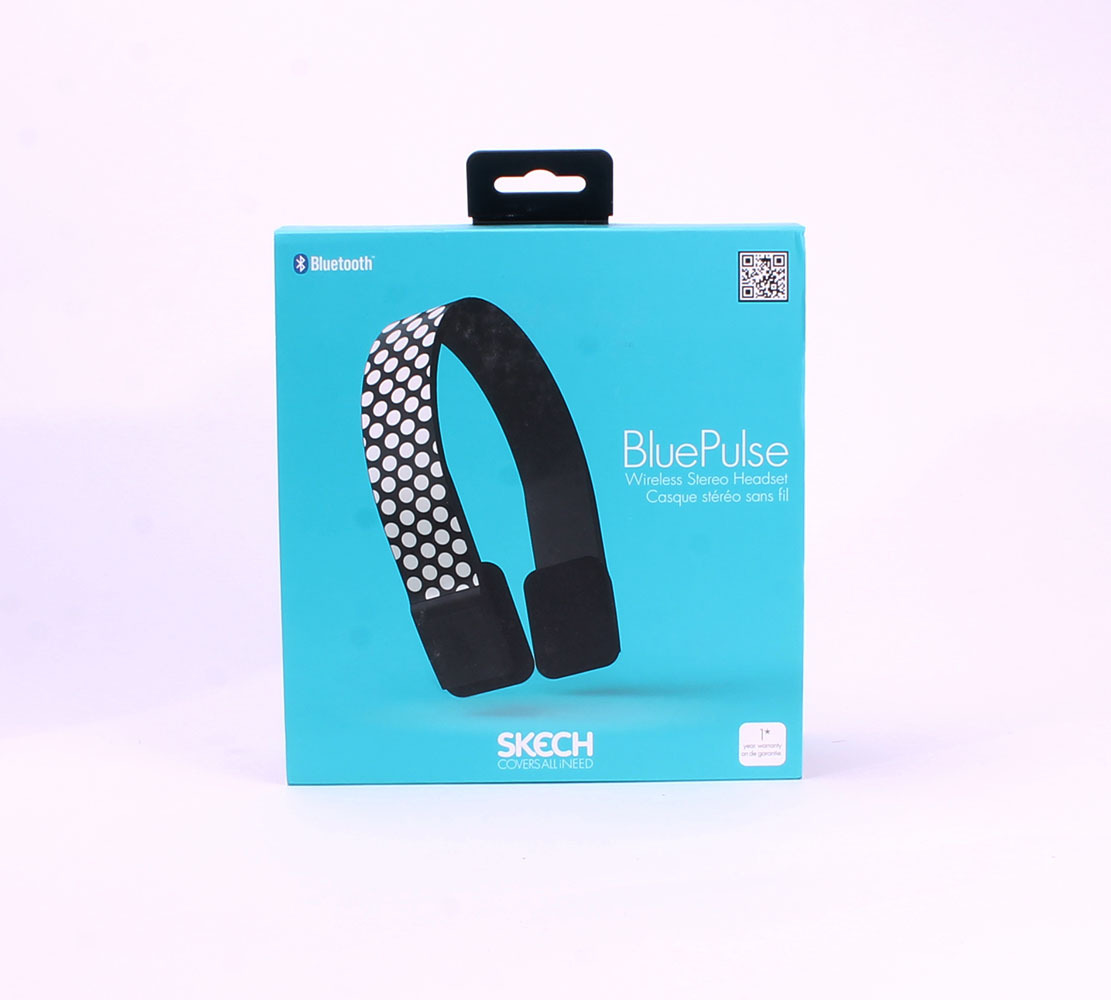Skech BluePulse Bluetooth HandsFree Wireless Headphones for iPhone/Android Phone