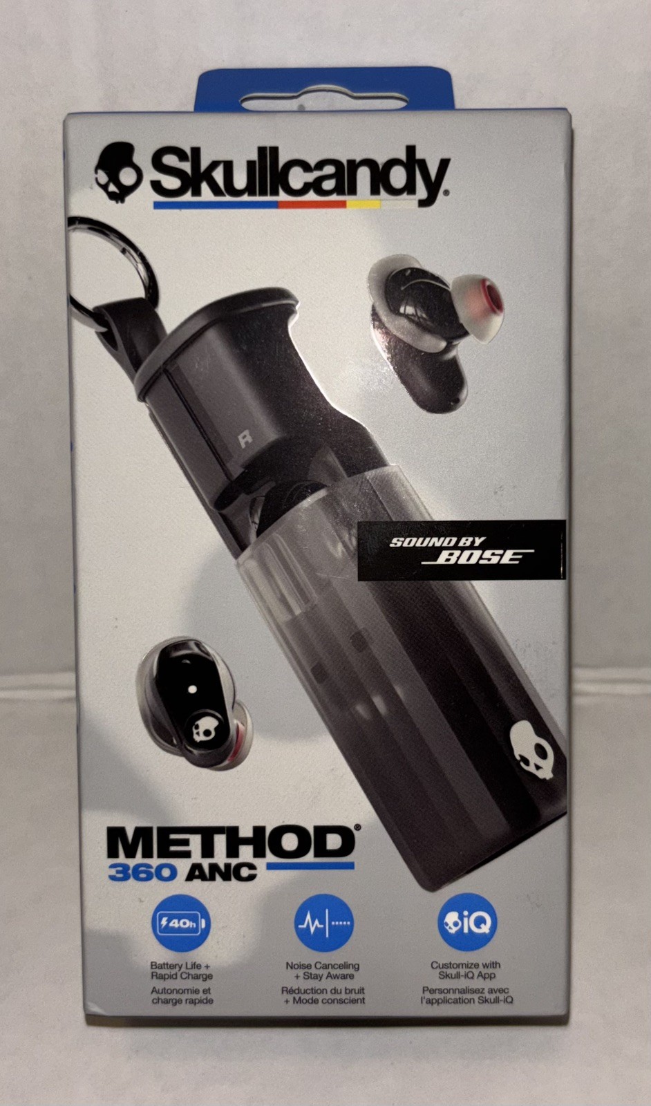 Skullcandy Method 360 ANC Wireless Earbuds, Sound by Bose, Bluetooth Headphones