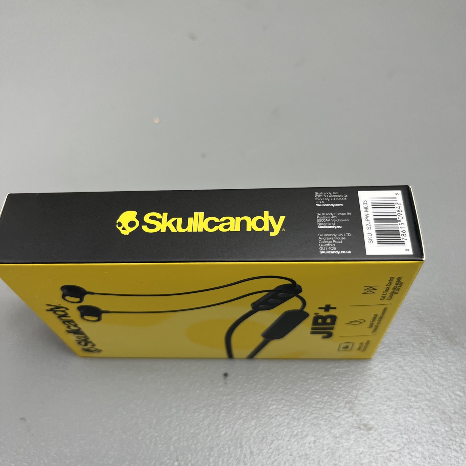 Skullcandy Jib+ Bluetooth Wireless Earbud Headphones S2JPW Black Brand New