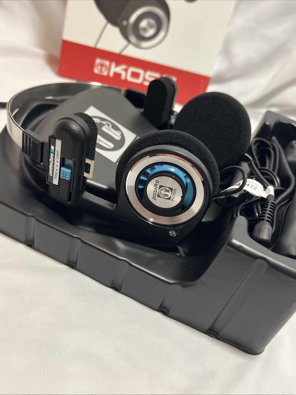 New Koss Porta Pro Classic On-Ear Headphones, Retro Style, 3.5mm Wired Plug