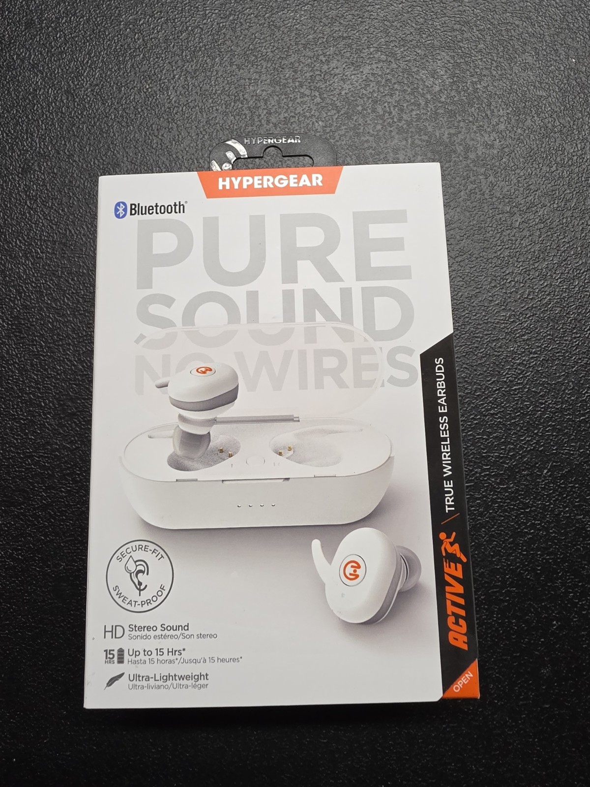 HyperGear Pure Sound Wireless Bluetooth Earbuds IPX5 Waterproof Charging Case