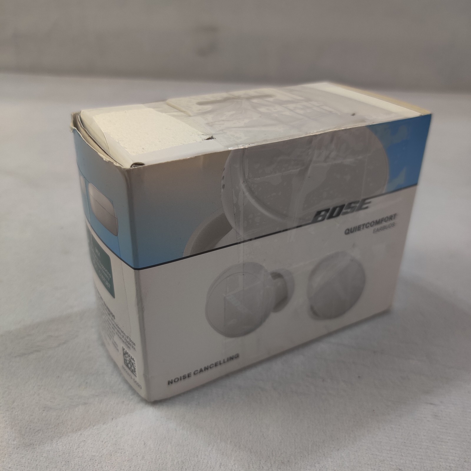 Bose QuietComfort True Wireless Noise Cancelling In-Ear Earbuds – White Smoke