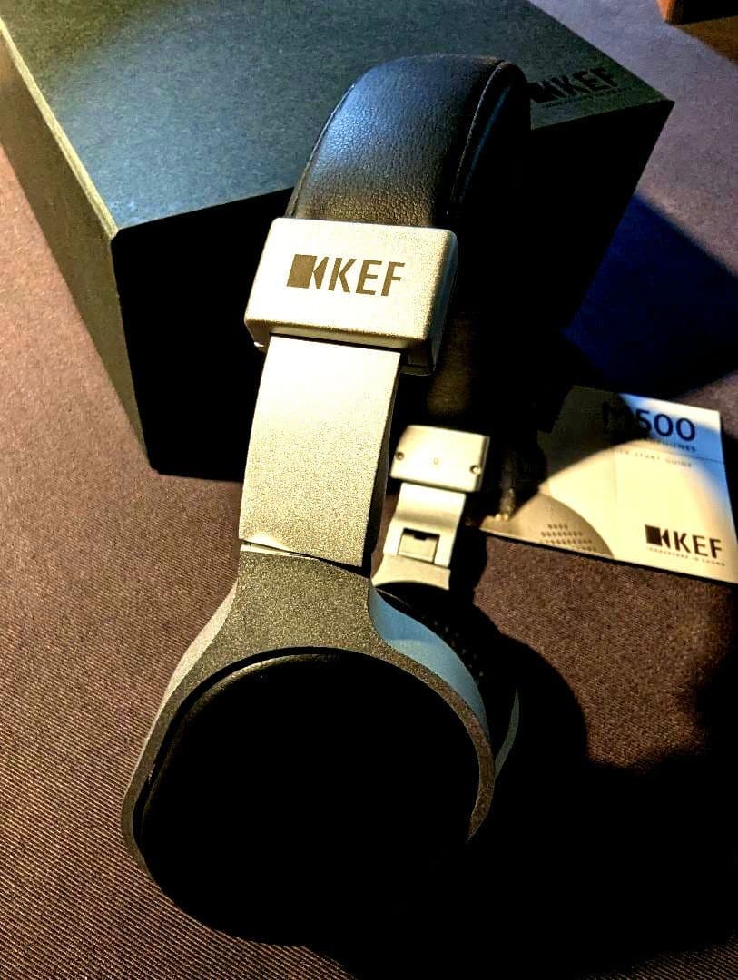 KEF M500 High Sound Quality Luxury Headphones Silver