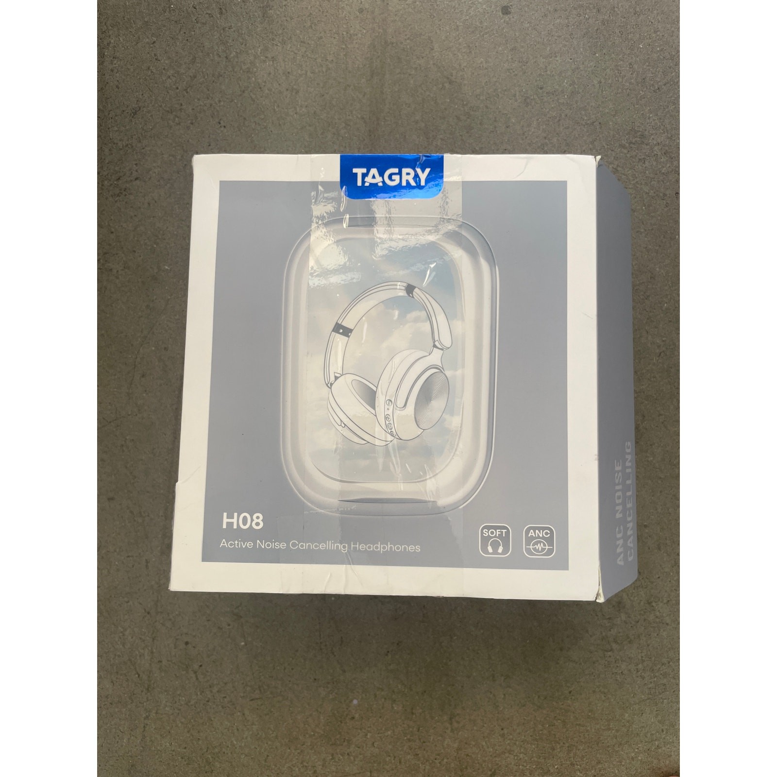 TAGRY H08 ANC Bluetooth Headphones Wireless Over Ear Noise Cancelling