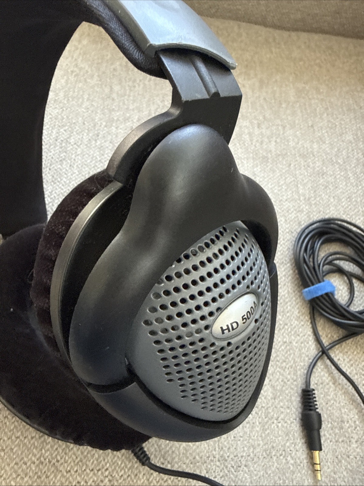 Sennheiser Headphones Professional HD-500A Over The Ear Therapeutic Stereo READ