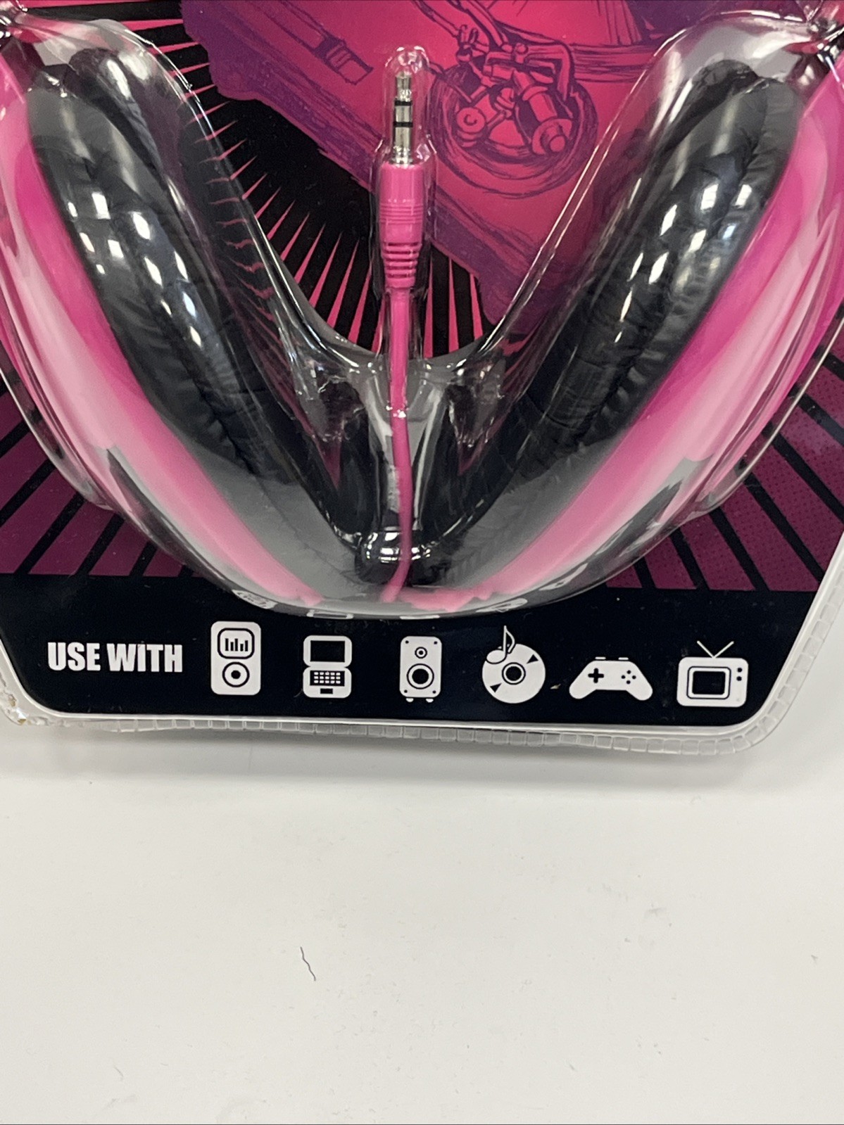 Vibe VS-750-DJ Headband Headphones Pink Sealed NEW