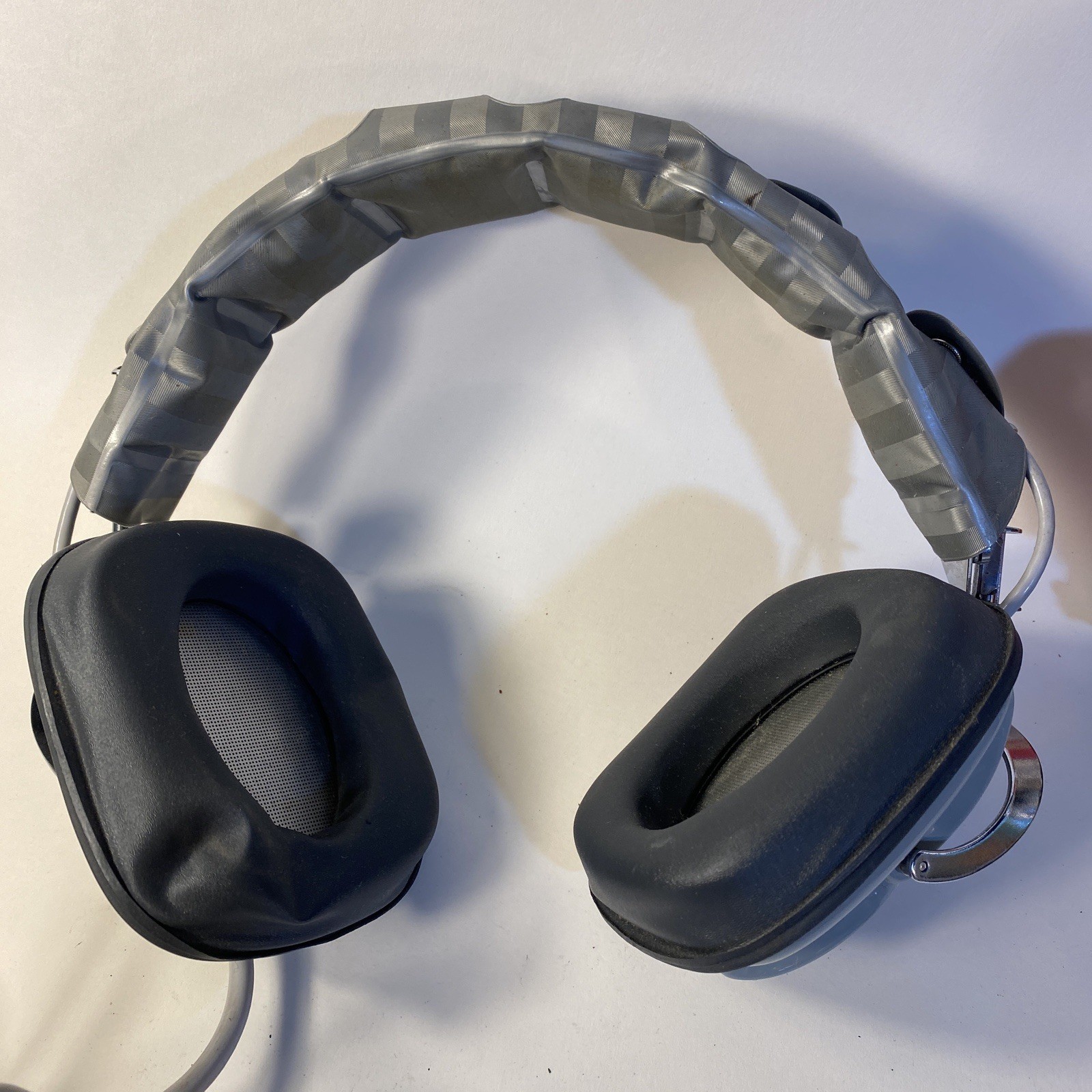 GE General Electric H-14 Stereo Headphones Vintage ELEGA of Japan Tested/WORKS