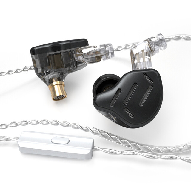 KZ ZAX In Ear Earphones 1DD+7BA HIFI Bass Monitor Headset Hybrid technology Nois