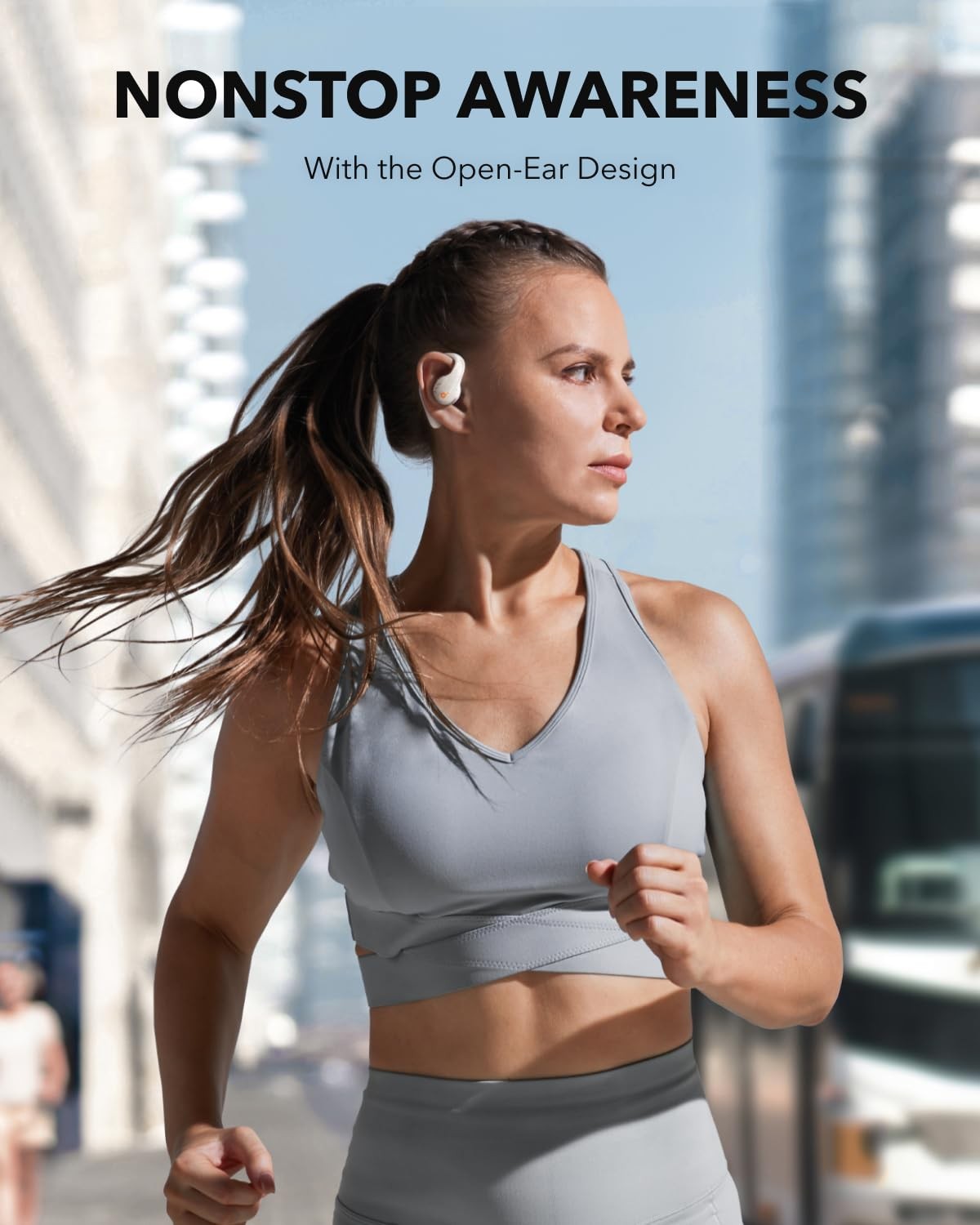 Soundcore By Anker Aerofit Pro Open-Ear Headphones Ultra Comfort Secure Fit