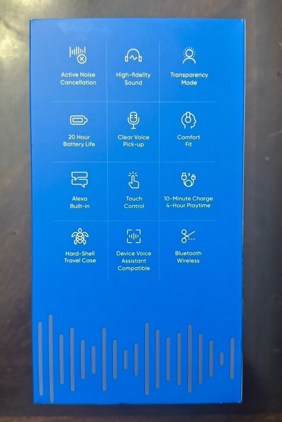Wyze Wireless Headphones, Active Noise Canceling With Travel Case