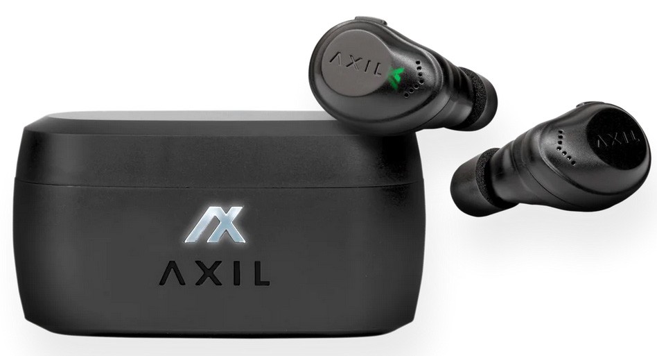 AXIL XCOR Ultimate 4-In-1 Wireless Bluetooth In-Ear Earbuds Black Double