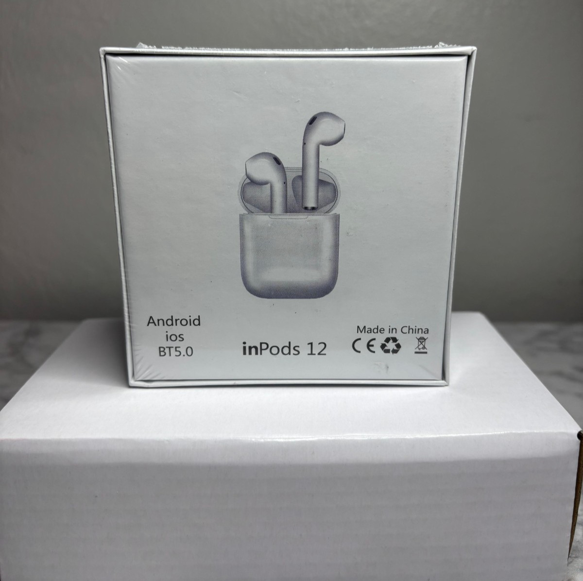 InPods 12 Simple Wireless Stereo Earbuds V5.0 for Android/ios/BT5.0 Blue