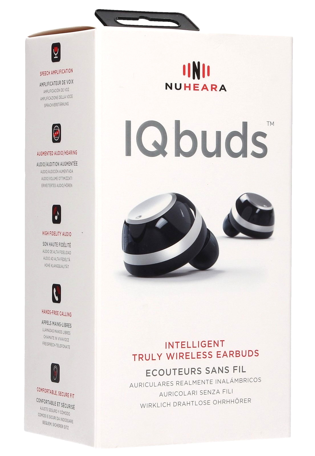 Nuheara IQ Buds Boost Intelligent Wireless Earbuds Model NU317 Enhanced Hearing
