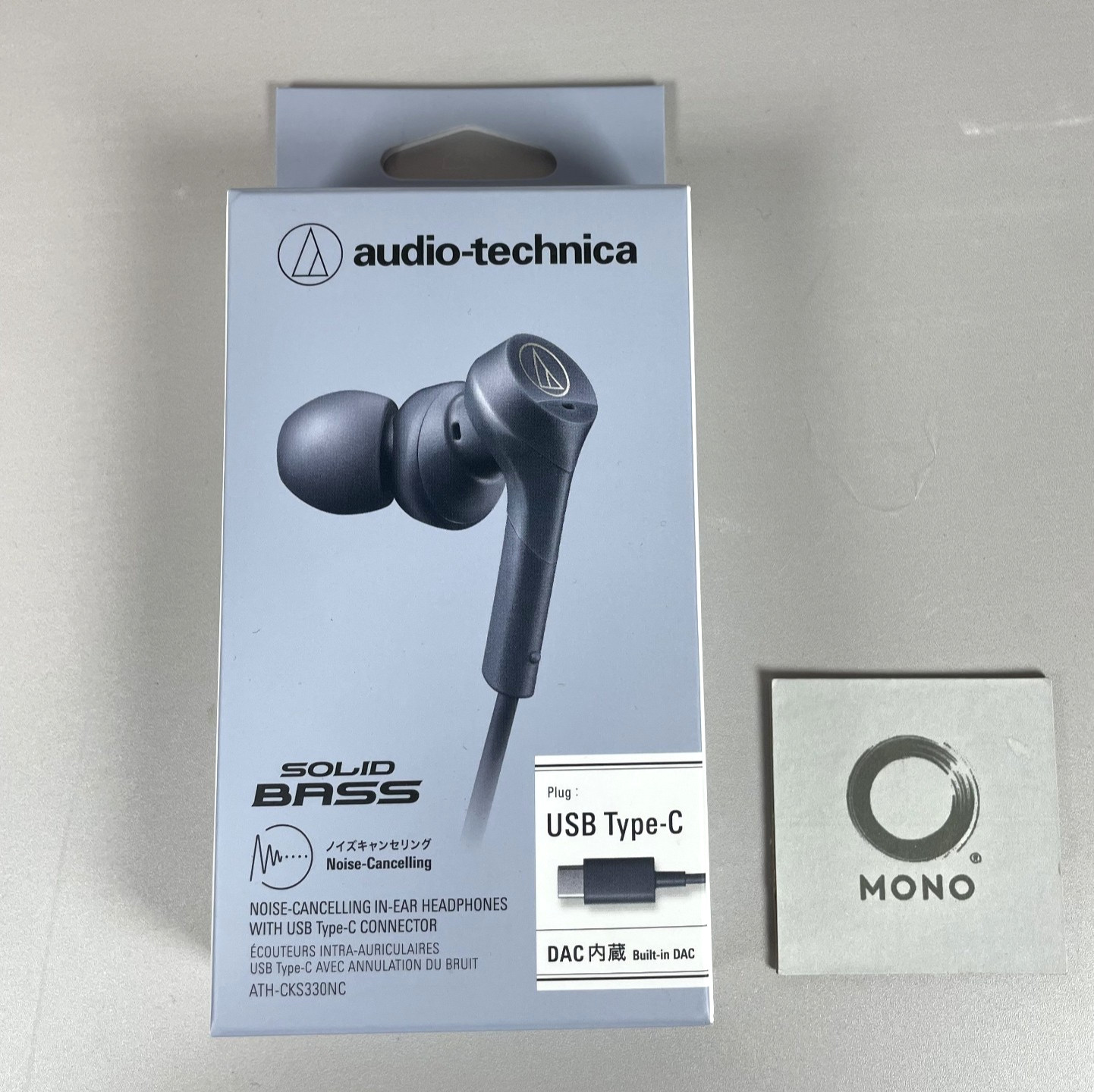 Audio-Technica ATH-CKS330NC BL Noise-Canceling USB Type-C BLUE NEW COLOR