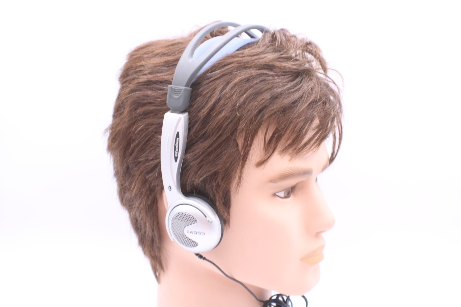 Koss KTXPRO1 Titanium Portable Headphones Volume Control Foam Ear Pads