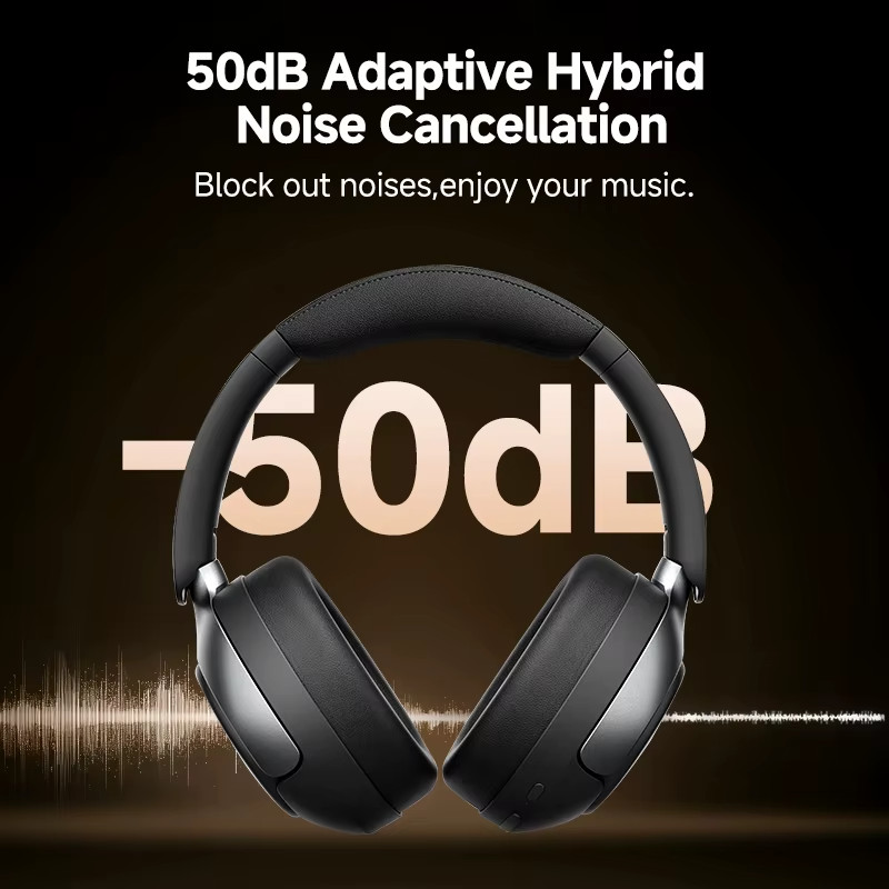 QCY H3 Pro ANC Wireless Headphone 50dB Noise Canceling Hi-Res Spatial Audio Earp