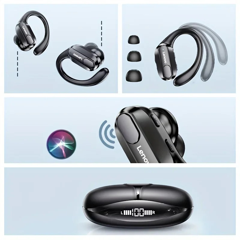Lenovo XT80 Bluetooth 5.3 Earphones True Wireless Headphones with Mic Button Con