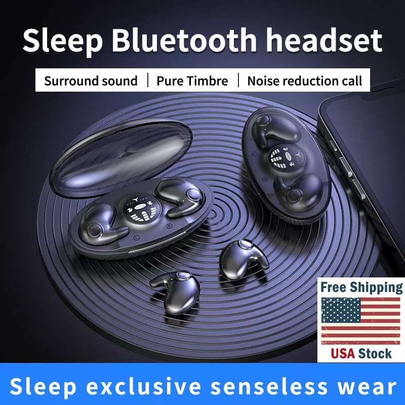 Mini Earbuds Sleep Headset Invisible Wireless Earbuds TWS Earphone Bluetooth 5.3