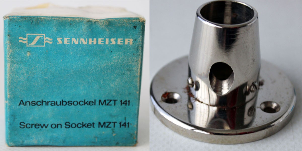 Vintage 70’s SENNHEISER MZT 141 Screw on Socket West Germany New Old Stock !