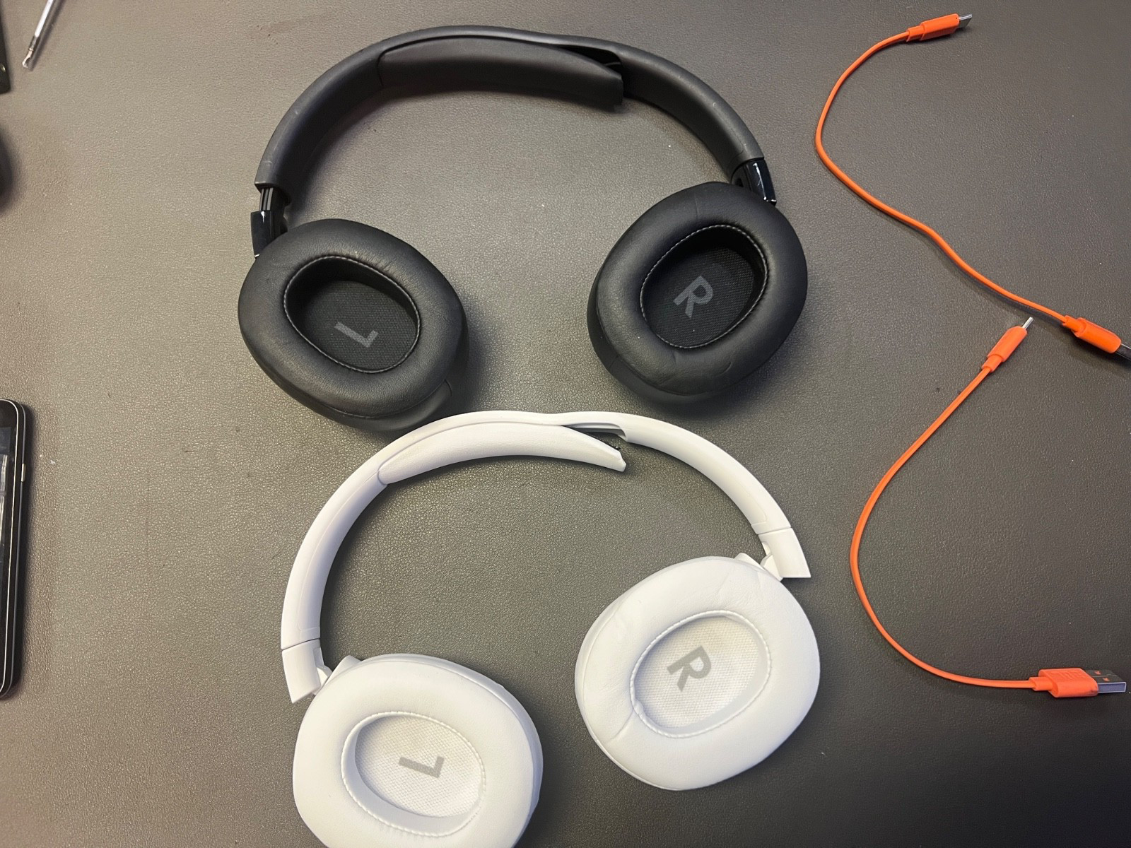 JBL Tune760NC LOT OF 2 – Active NC Bluetooth Headphones-BENT BUT WORKS!