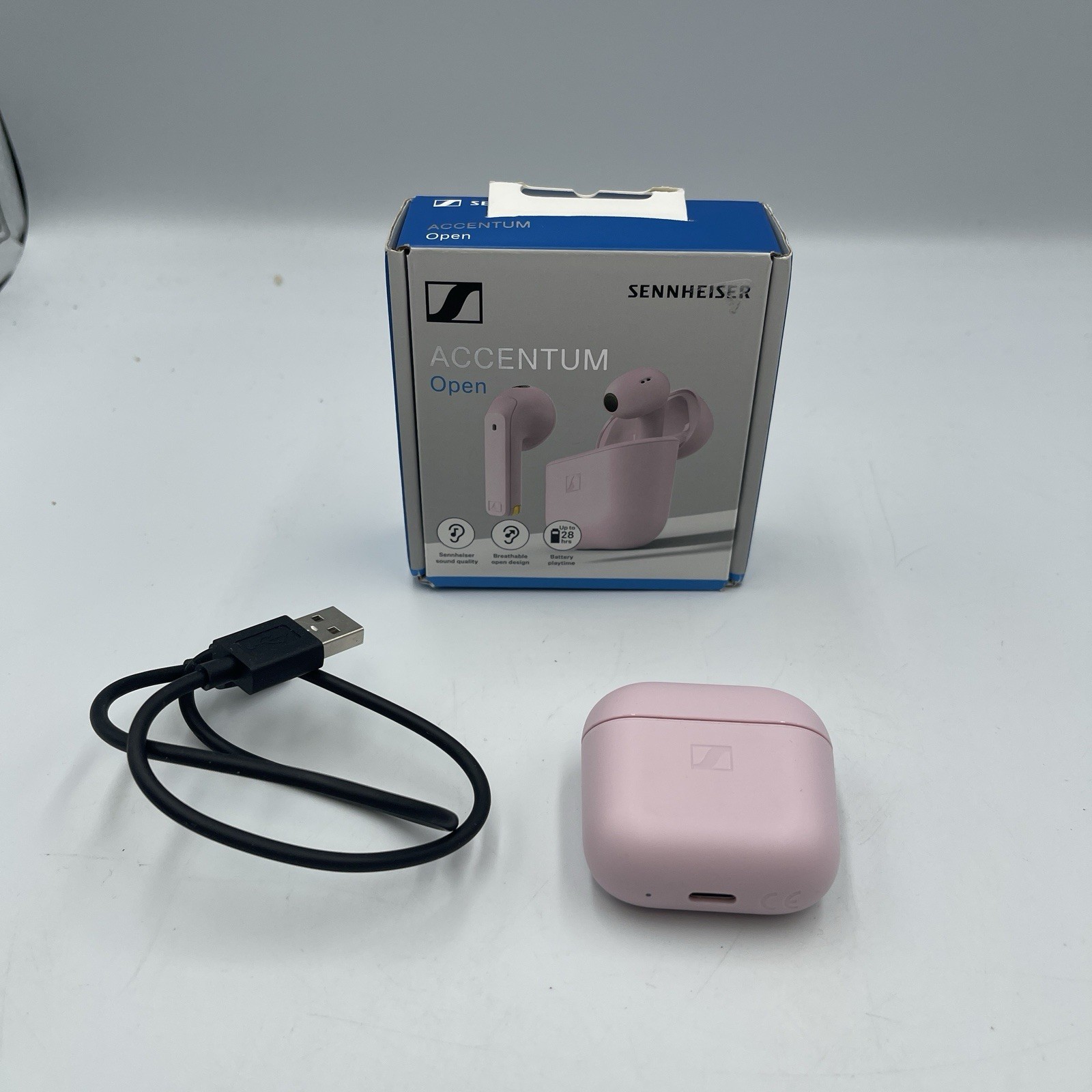 Sennheiser ACCENTUM Open Wireless Earbuds – Pink