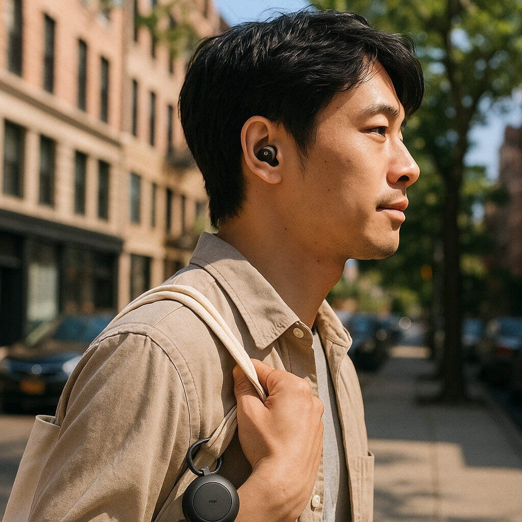 T18 True Wireless Earbuds Bluetooth Ring-Case In-Ear Stereo TWS