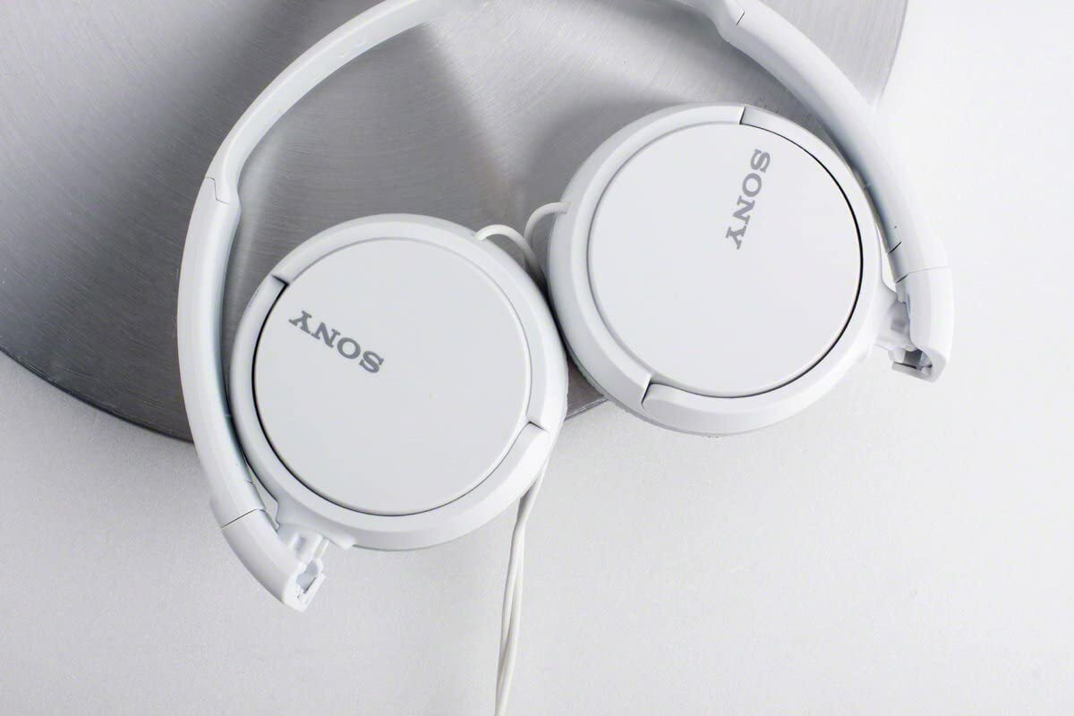 Sony MDRZX110AP/W ZX-Series Extra Bass Headphones, White NEW