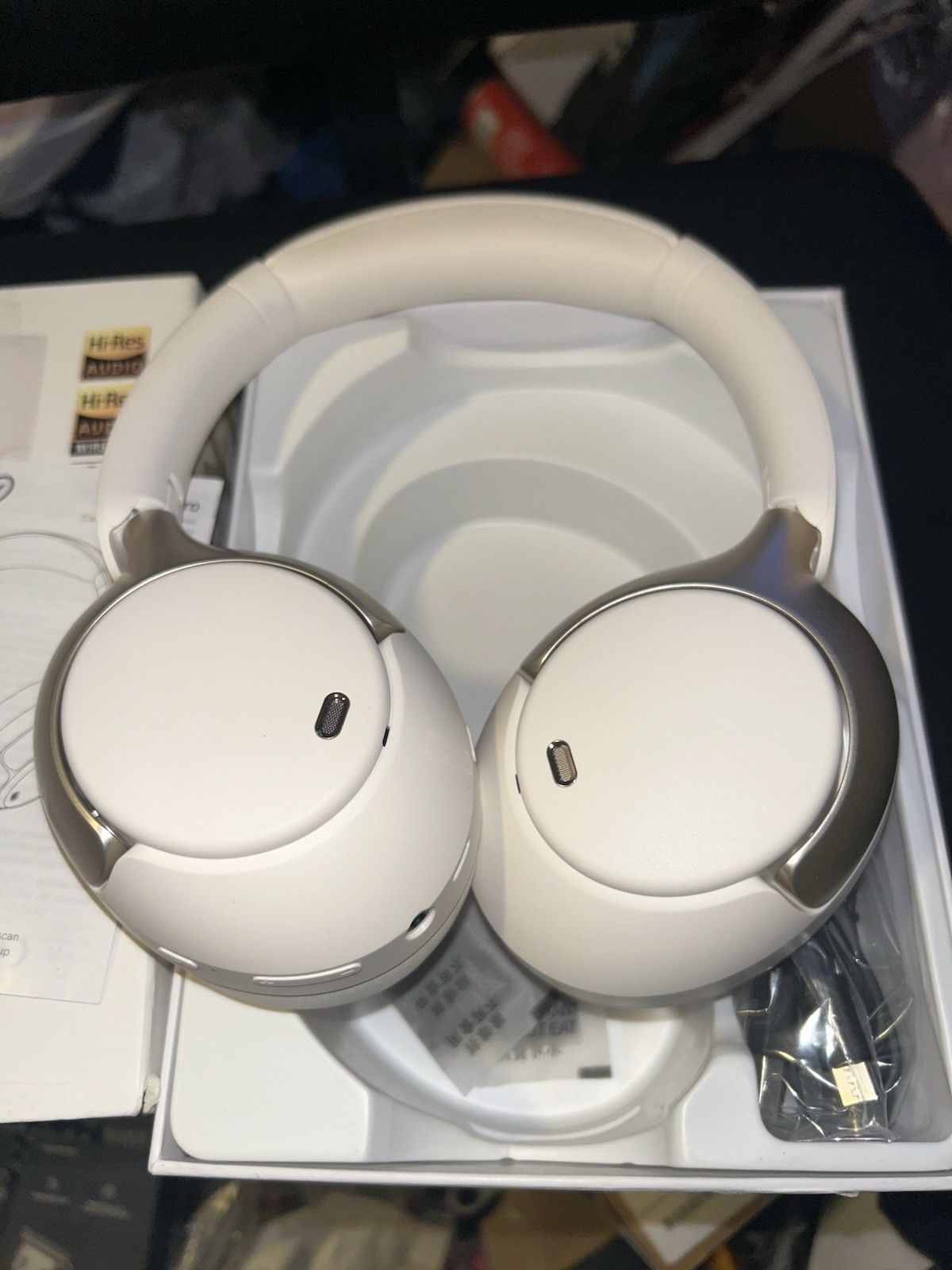 QCY H3 Pro ANC Wireless Headphone 50dB Noise Canceling Hi-Res Headset Earphone