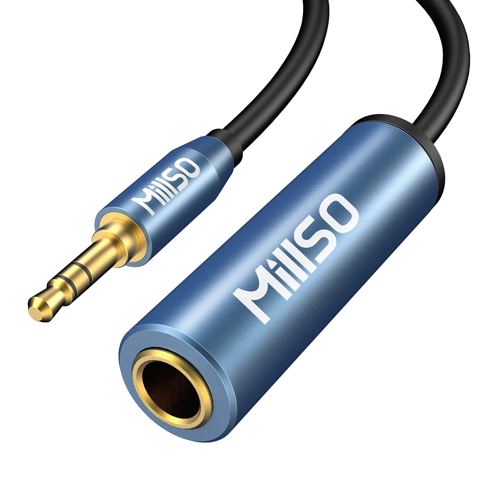 1/4 to 3.5mm Headphone Adapter, TRS 6.35mm Female to 3.5mm Male 1/8 to 1/4 Stere