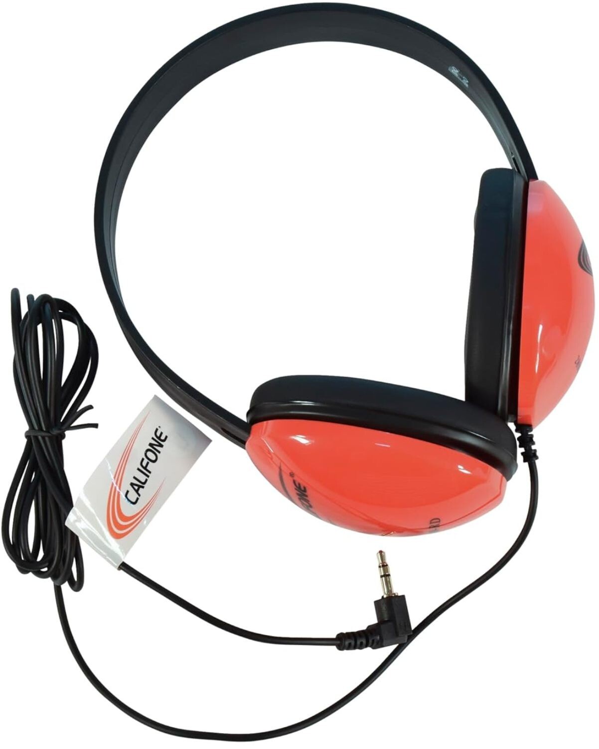 Califone 2800-RD Listening First Stereo Headphones (Pack of 2), Red