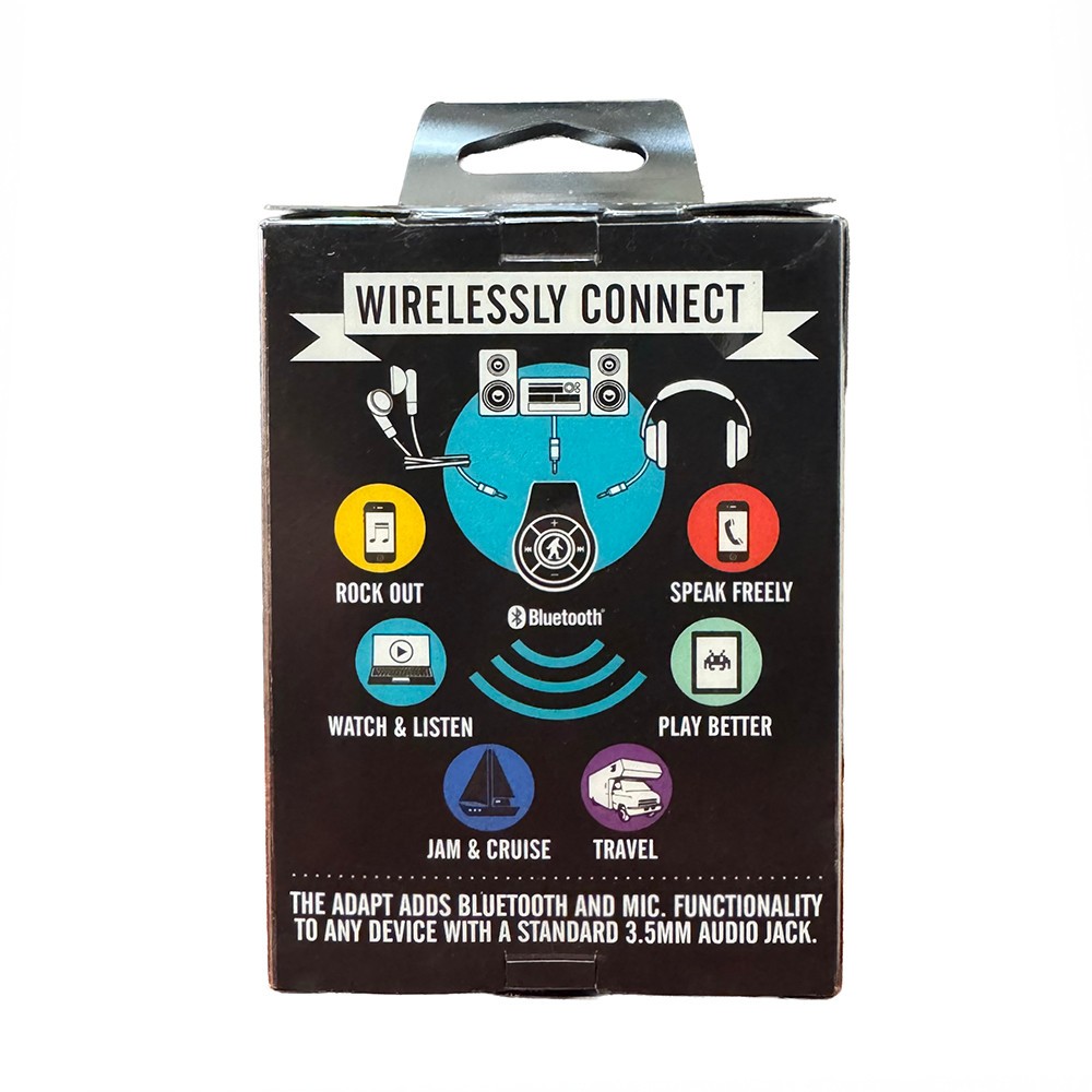 NEW Outdoor Tech Adapt Bluetooth Wireless Adapter for Wired Devices – BLACK