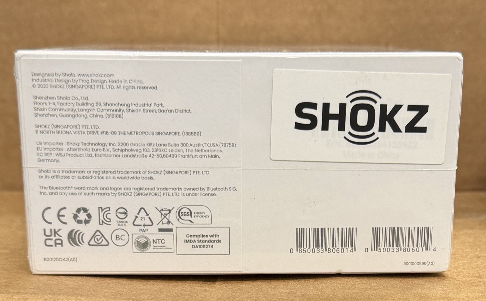 Shokz OpenRun Bone Conduction Sports Headphones, Bluetooth Wireless Earphones wi