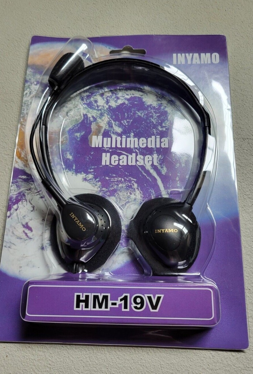 Multimedia Headset with Microphone Stereo Headphone