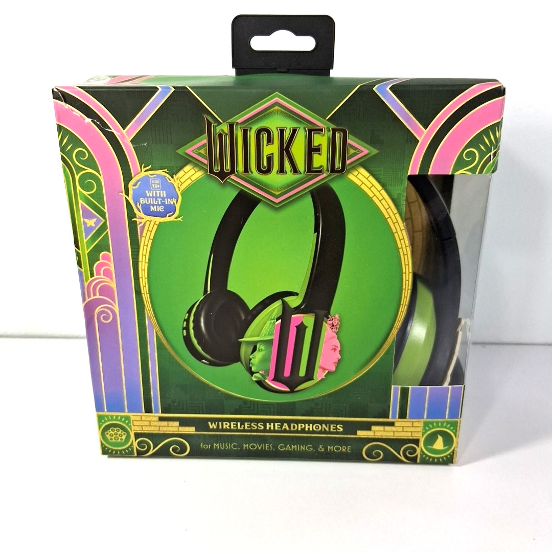 Wicked Wireless Headphones With Built-In Mic For Music Movies Gaming Disney