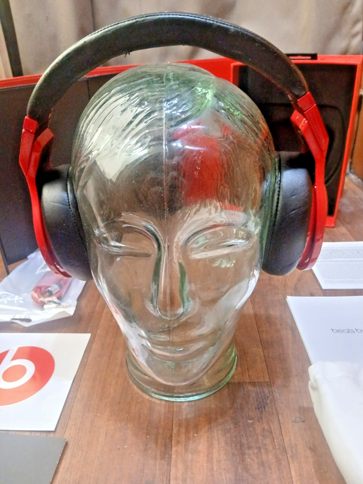 Discontinued Beats Pro by Dr. Dre ” Lil Wayne Red ” Studio Headphones (Rare)