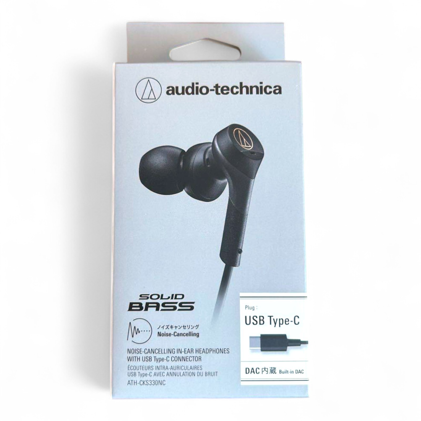 Audio-Technica ATH-CKS330NC BK Wired Earphones Type-C Noise-Canceling 1.2m Black