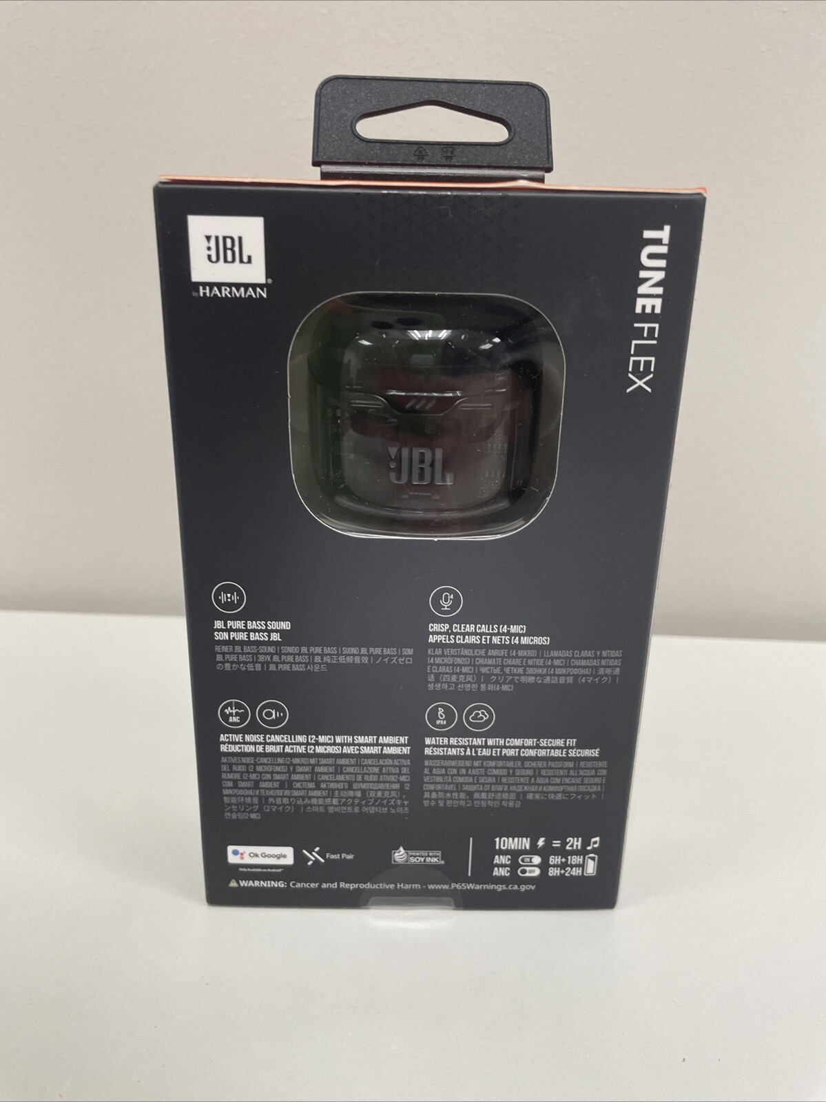 JBL Tune Buds True Wireless Bluetooth Noise Cancelling Earbuds Ghost Edition New
