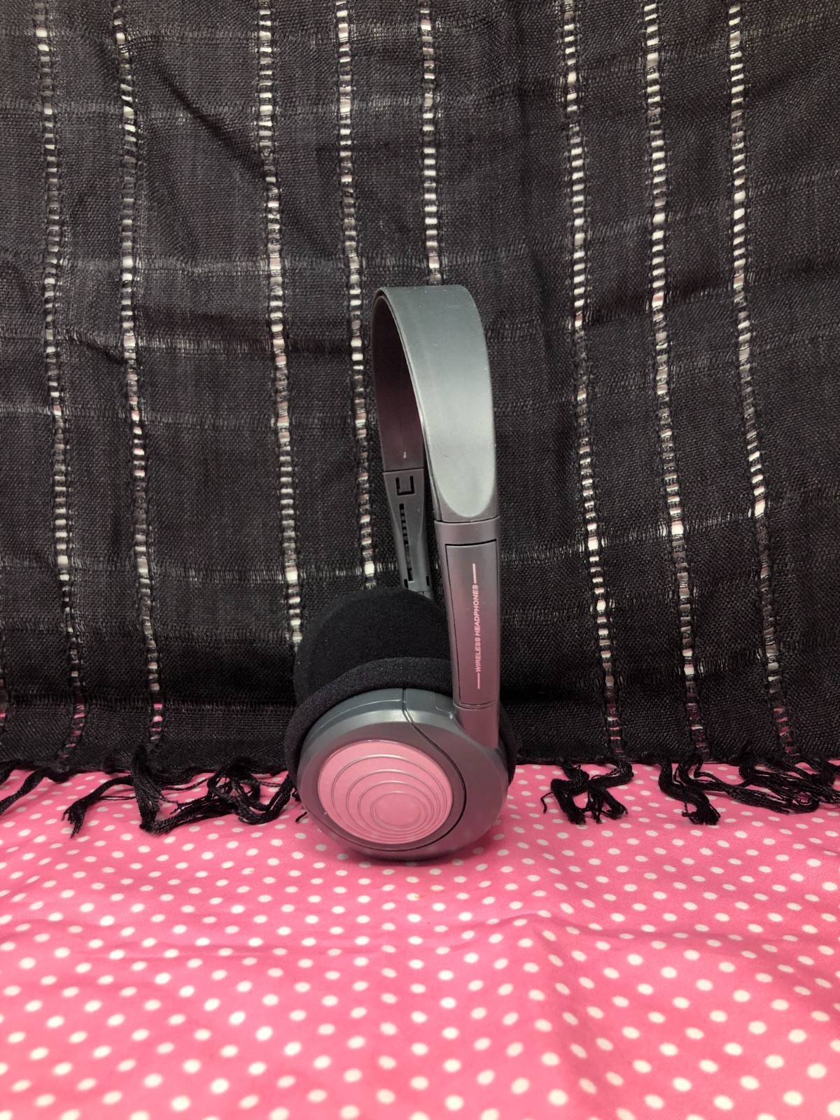 FM Transmitter with Wireless Headphones