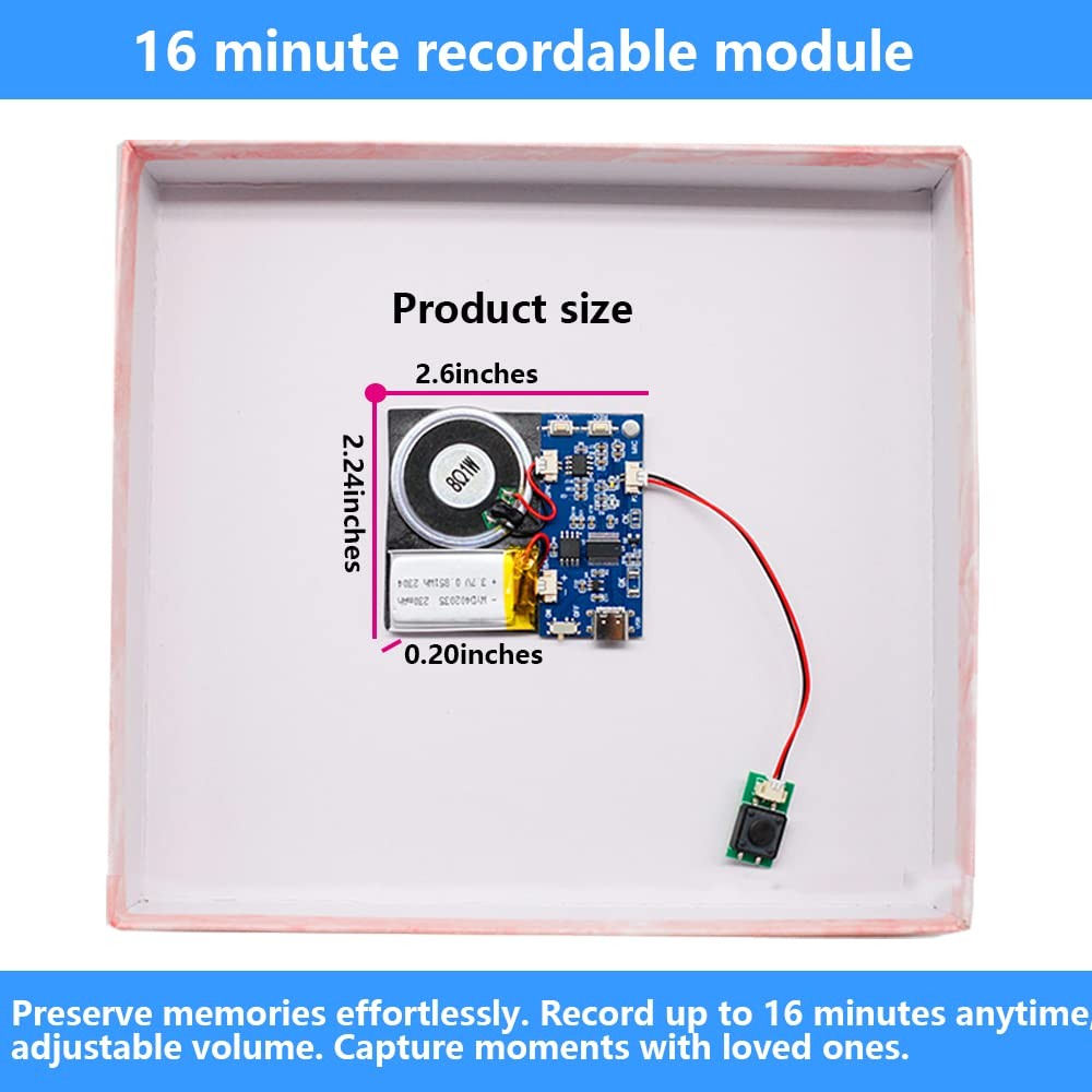 Module – 16MB Push Button Activated Sound Module with Speaker, Type-C Cable, …