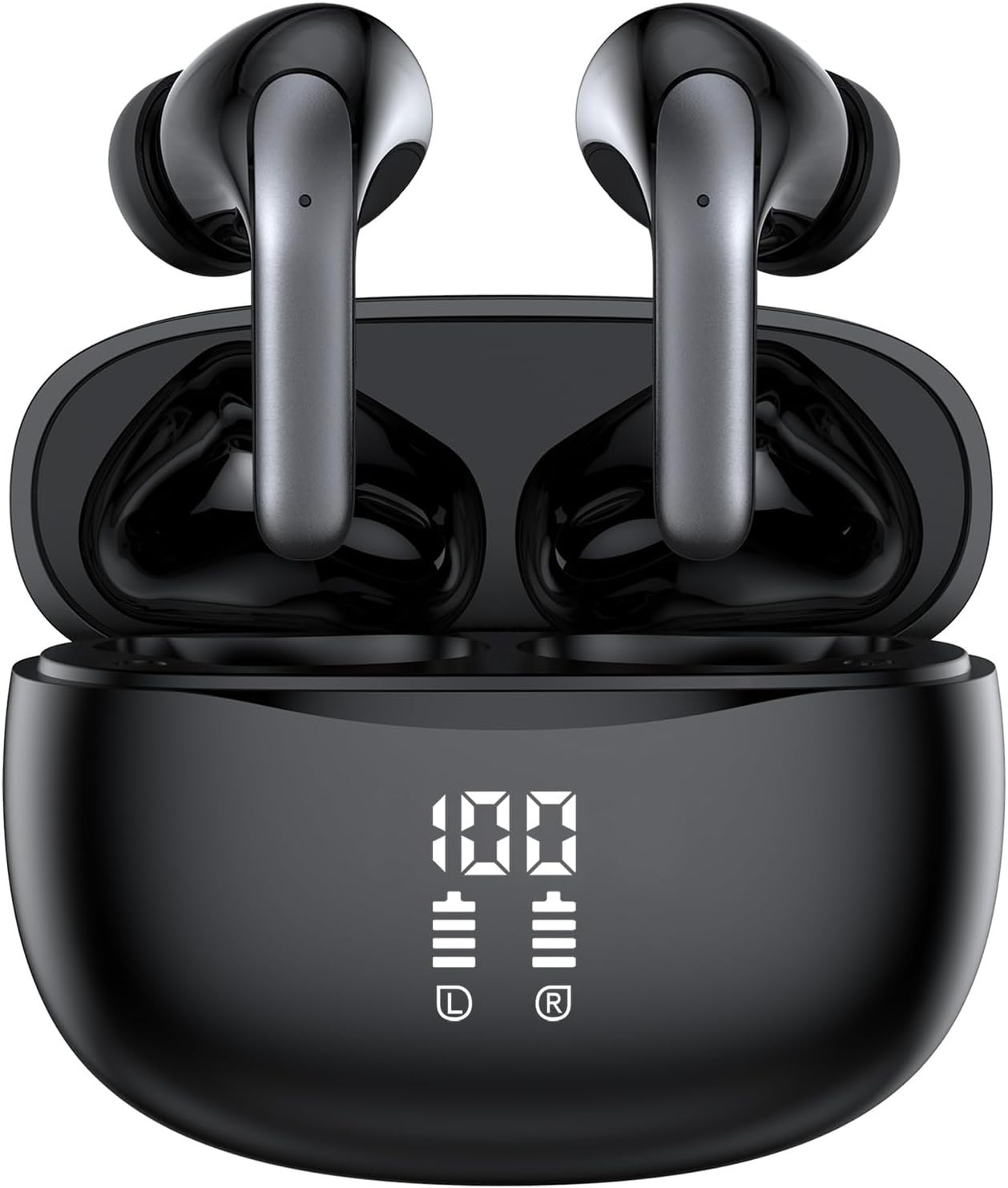 Wireless Bluetooth Headphones, 40H Playback Bluetooth Earbuds IPX5 Waterproof