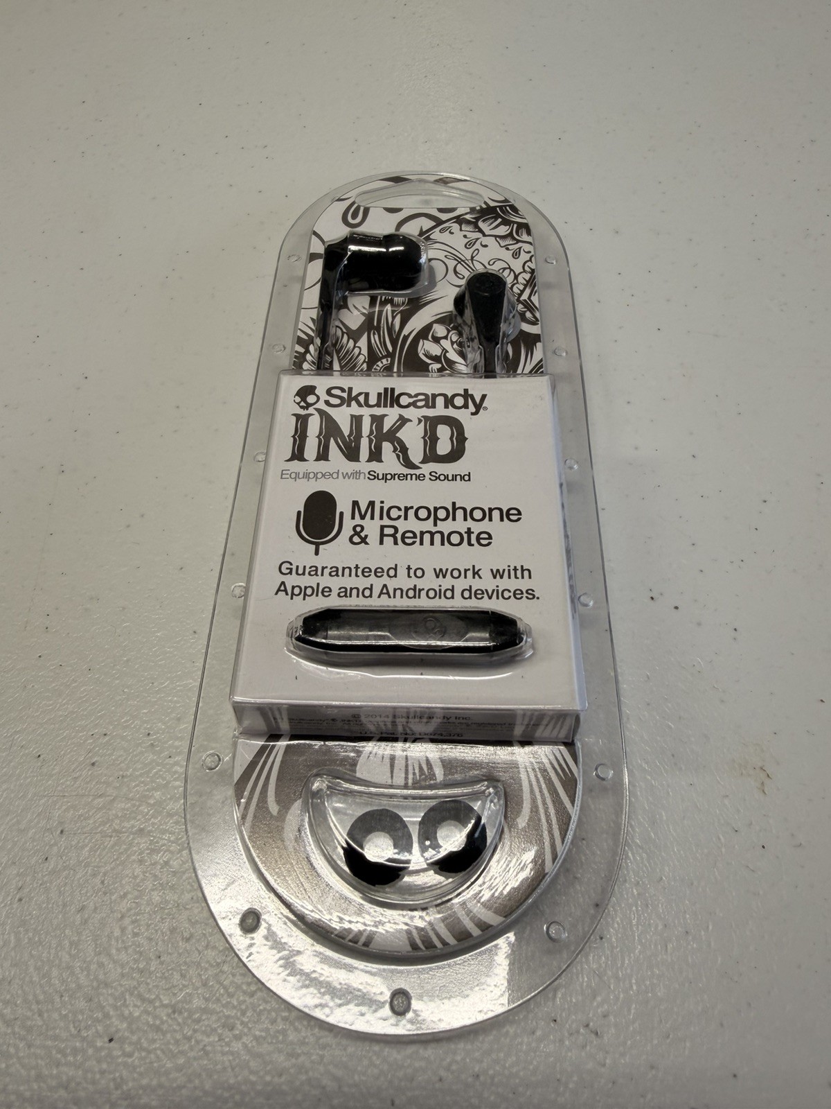 Skullcandy Ink’d S2IKDY-003 Earphone with In-Line Microphone BLACK