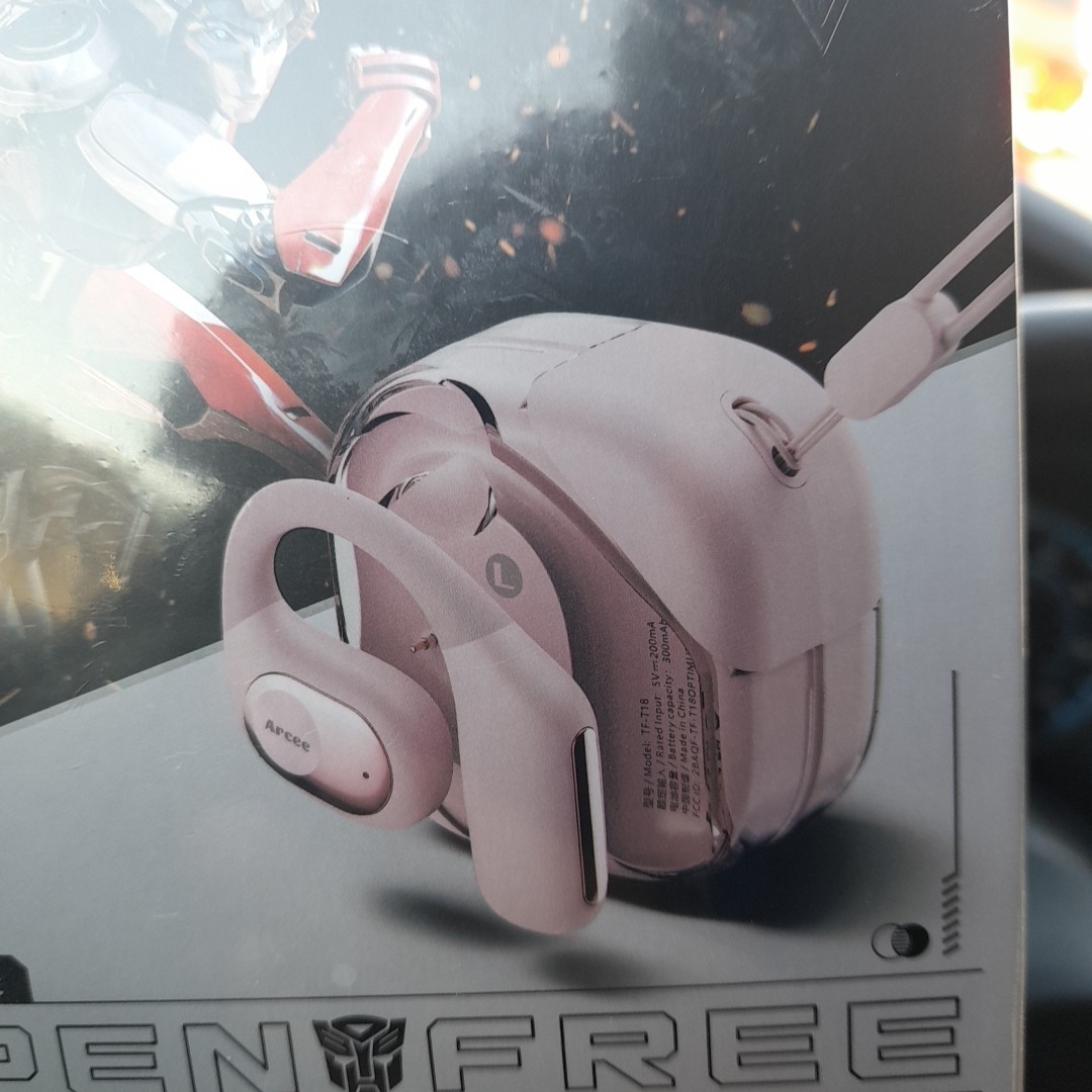 Arcee Pink TF-T18 True In-Ear Wireless Earbuds Noise Cancelling Bluetooth 5.4