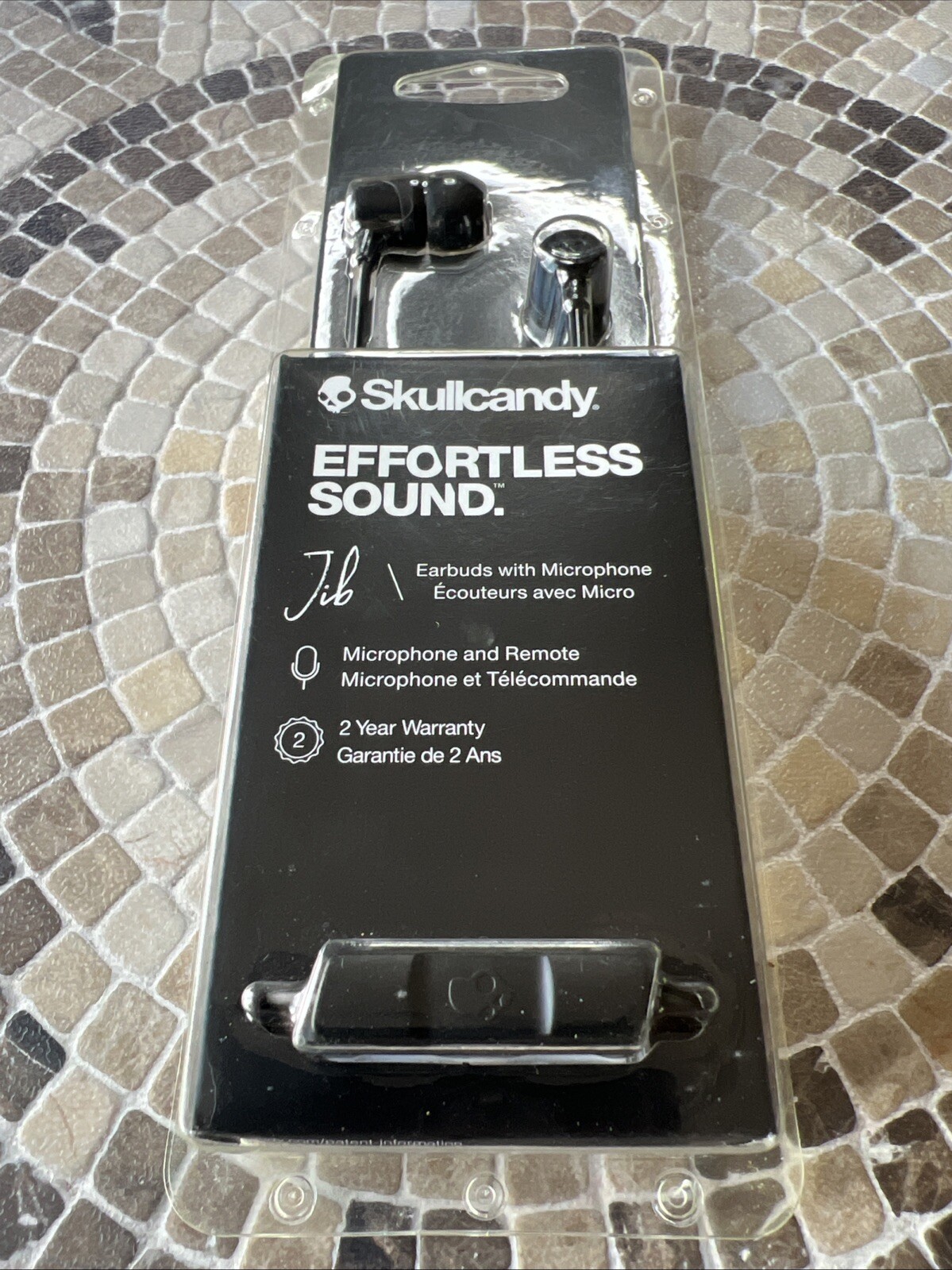 Skullcandy Jib In-Ear Earbuds With Microphone – Black