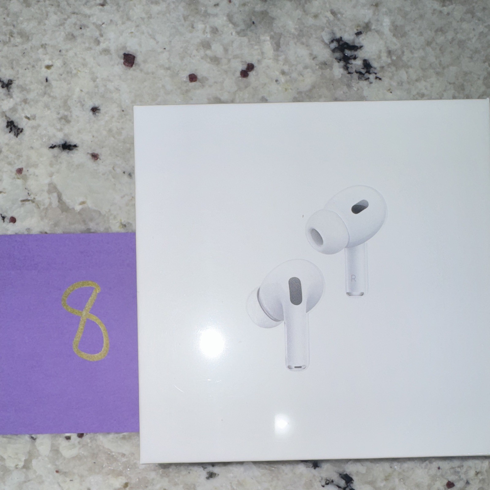 Apple AirPods Pro 2nd Gen MagSafe USB-C Case In-Ear Bluetooth White MTJV3AM/A