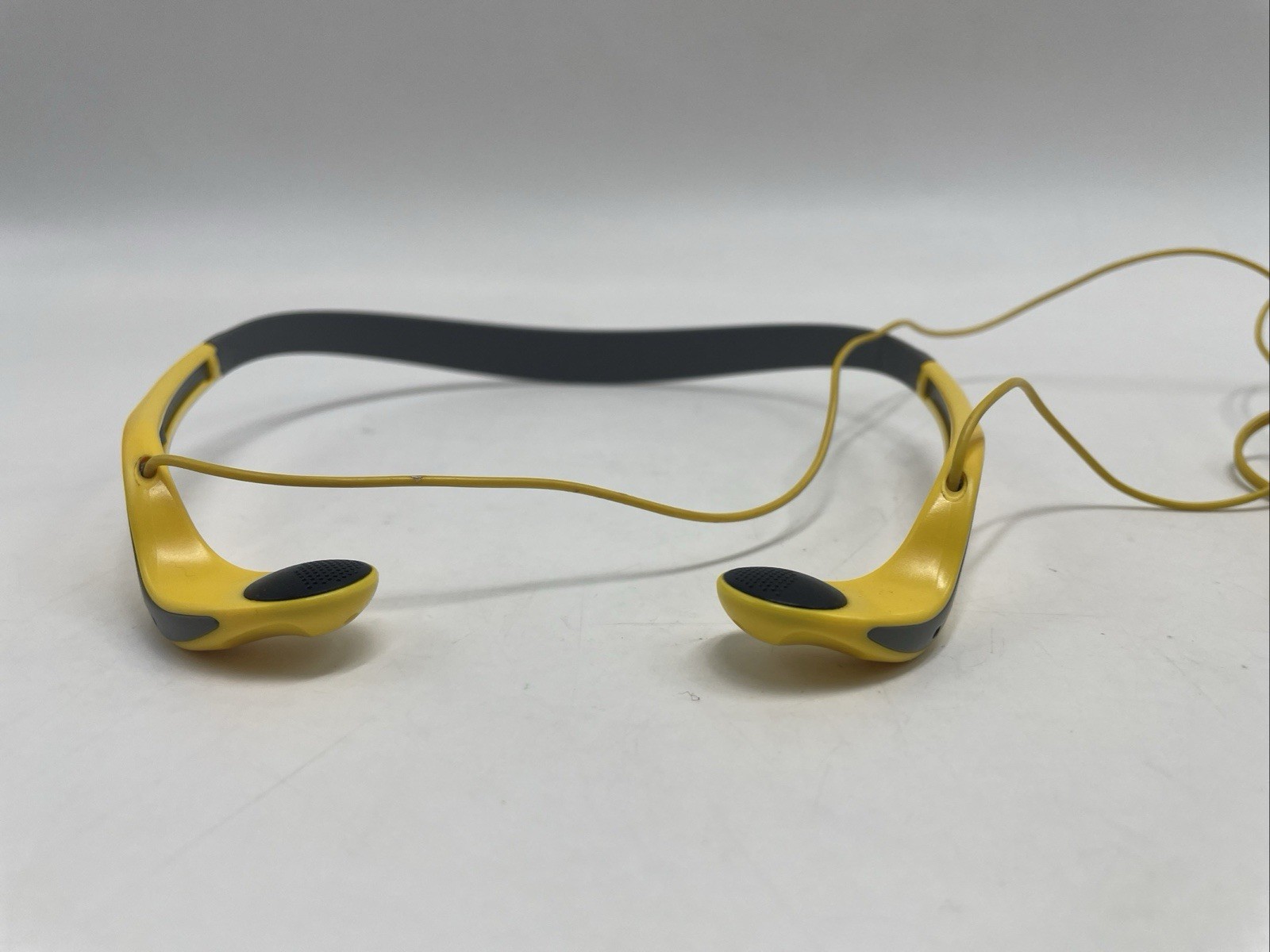 Vintage Sony Sports MDR-W014 Walkman Headphones Yellow TESTED WORKING