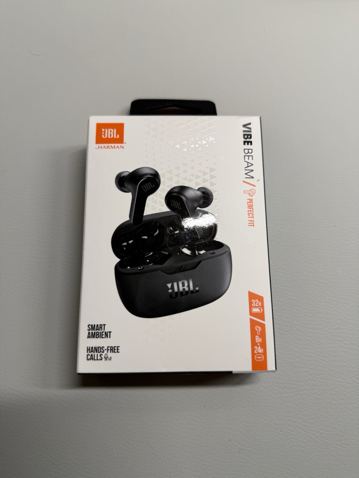 JBL Vibe Beam True Wireless Bluetooth Earbuds – Black