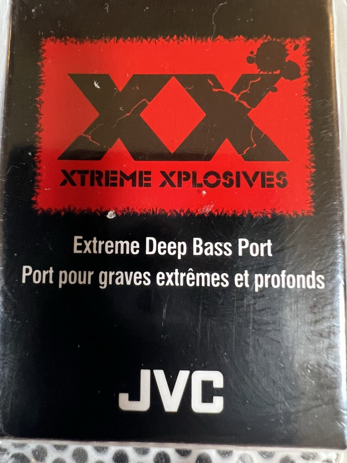 JVC Xtreme Xplosives Stereo Wired Headphones HA-FX101-R iPod Apple NOS New