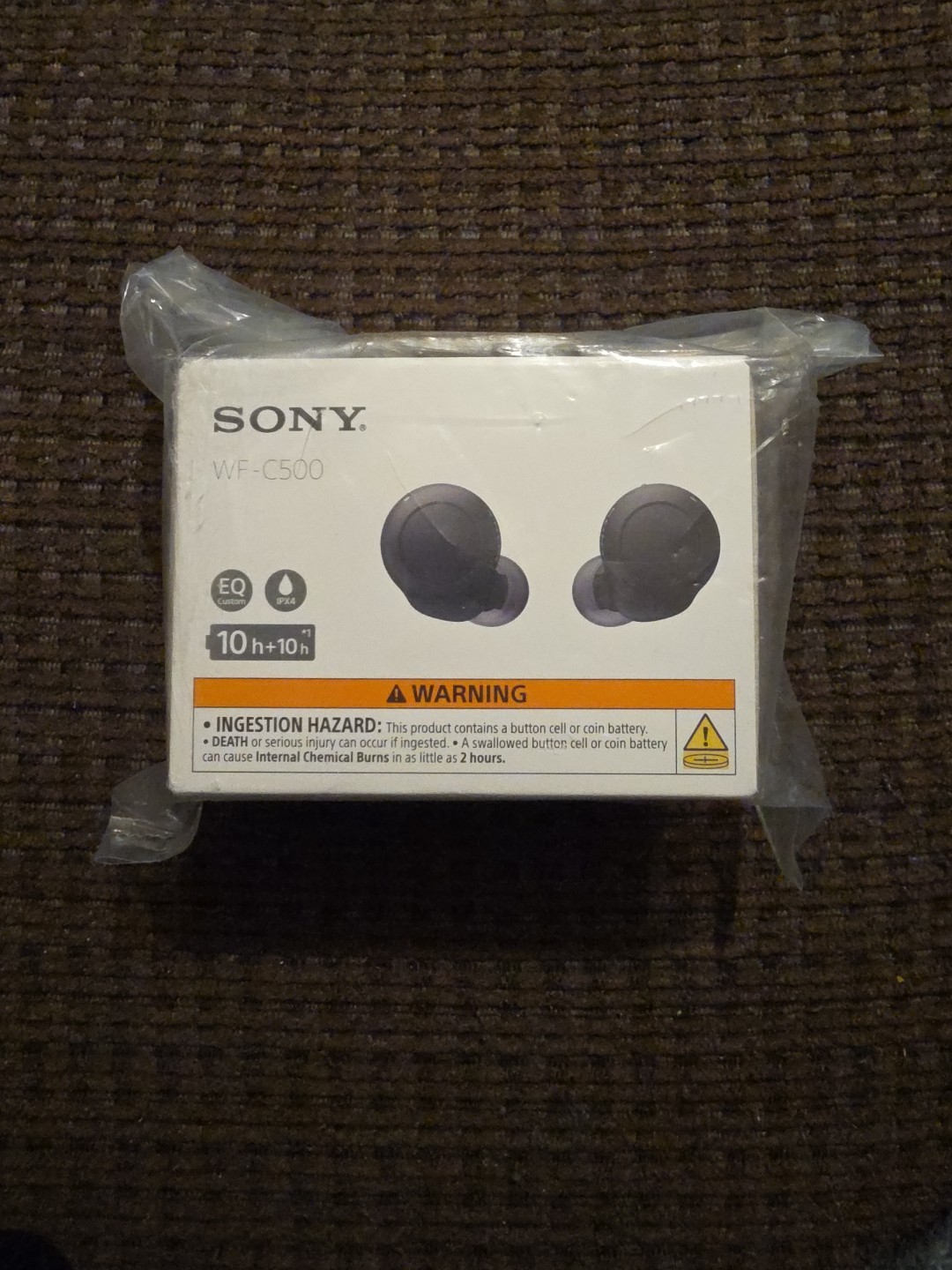 Sony WF-C500 Truly Wireless InEar Bluetooth Earbuds Volume Control Usb-C 20 Hrs