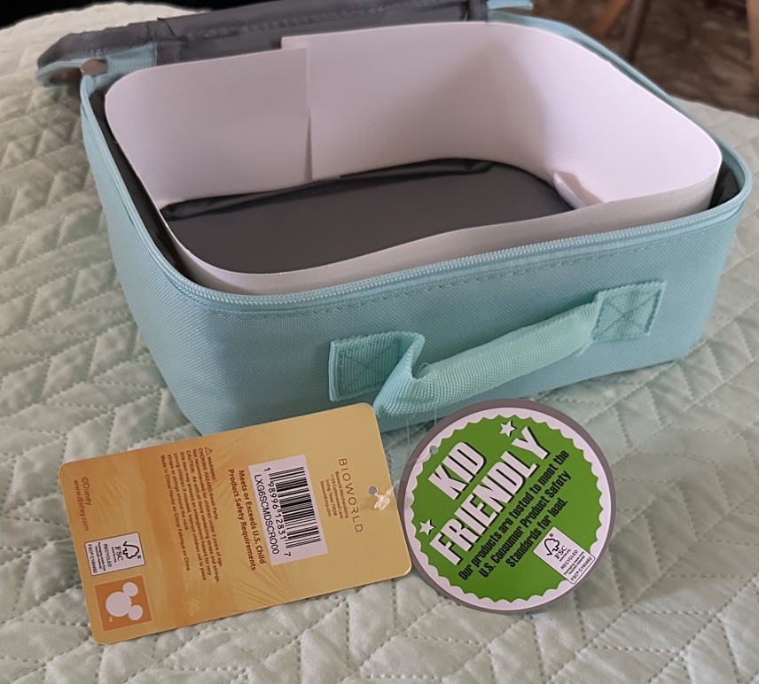 heyday™ Wired On-Ear Headphones Blue bundled with Stitch Aloha lunch box NEW NWT