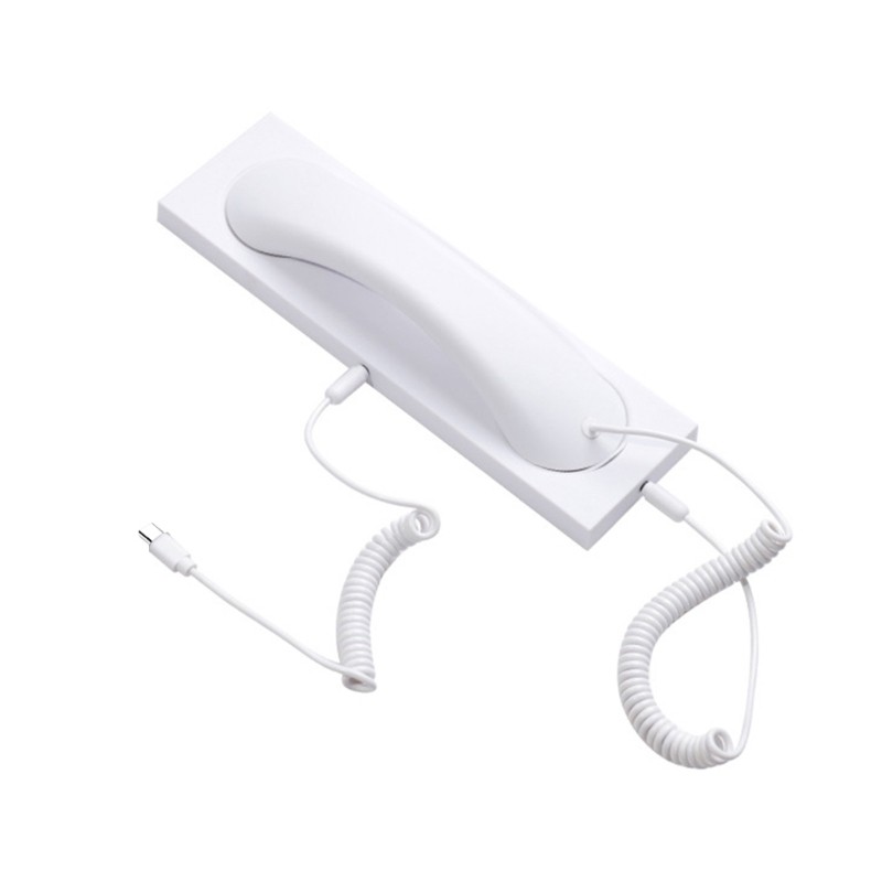 Premium ABS Handset Ergonomic Ease Noise Cancelling for Business Communication